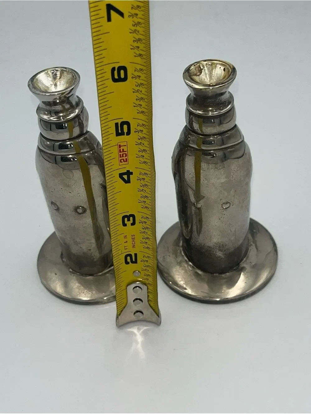 Vintage Mid-Century Towle Penguin Silver Plated Martini Glass Set of Two